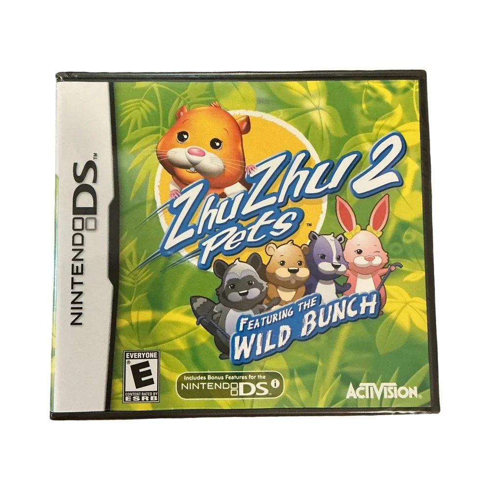 Zhu Zhu Pets 2 Featuring The Wild Bunch Nintendo DS Game New Factory Sealed